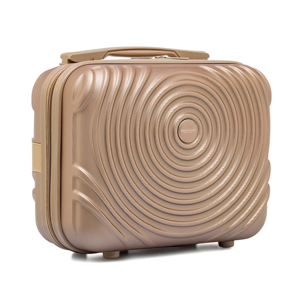 Cabin bag color champagne piccola Romeo Gigli Milano