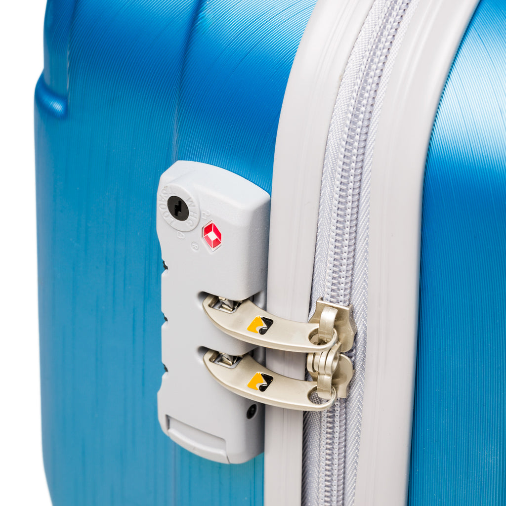 Trolley grande azzurro in ABS Ciak Roncato