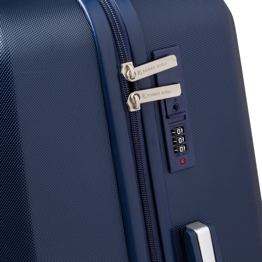 Trolley medio in abs blu navy Romeo Gigli