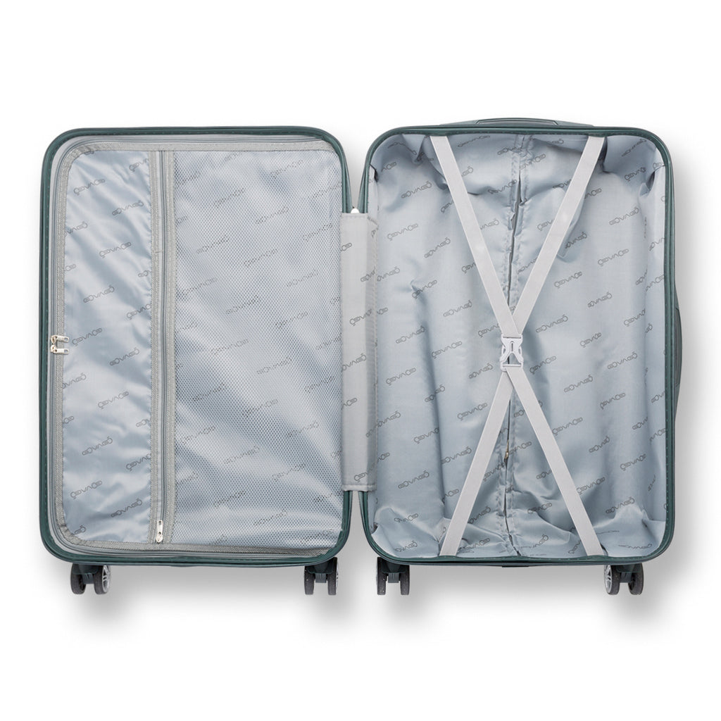 Trolley medio in abs verde Govago