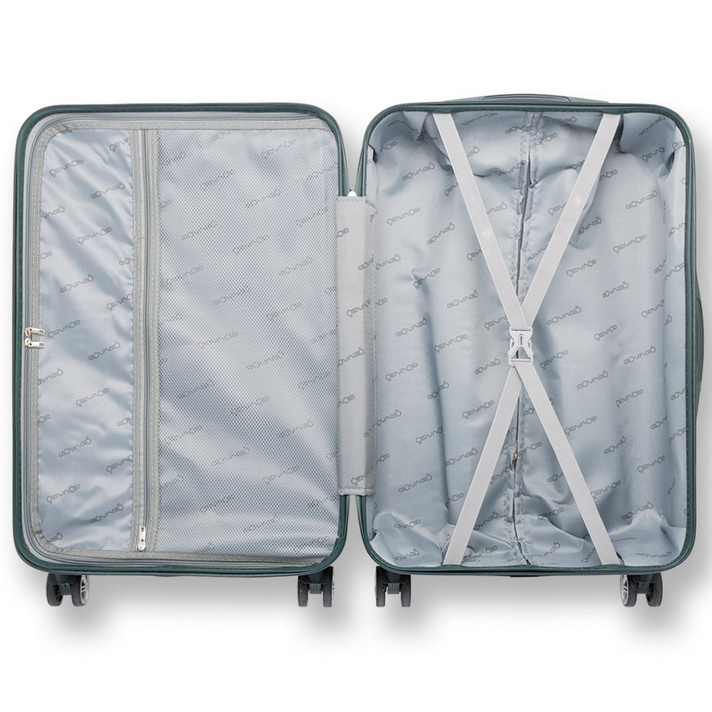 Trolley grande in abs verde Govago