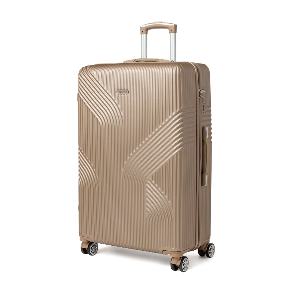 Valigia grande in abs champagne Govago