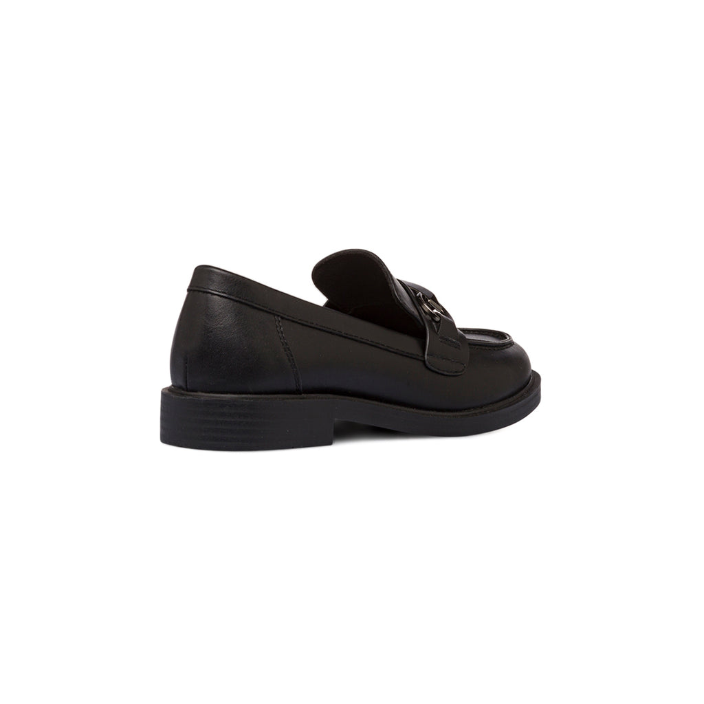 Mocassini chunky da donna neri Lora Ferres con fibbia