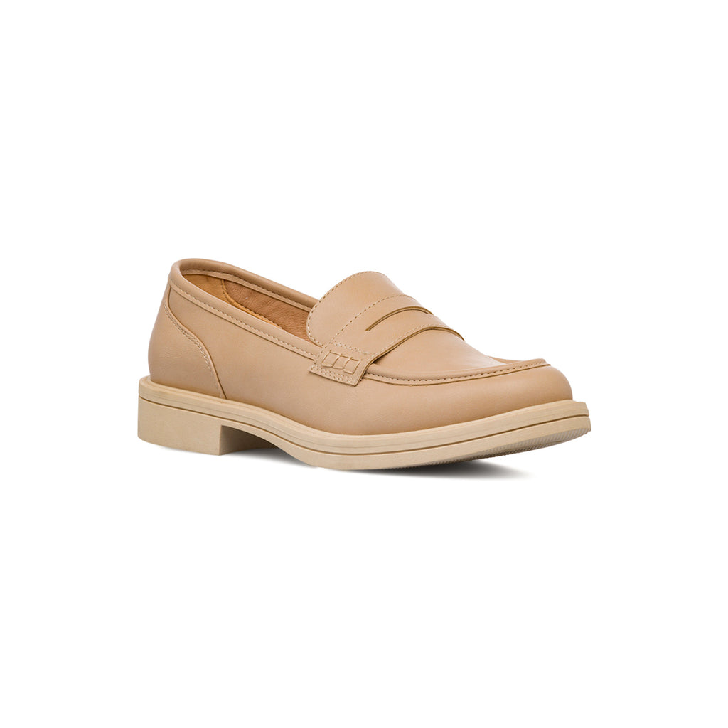 Mocassini nude da Donna con suola platform Lora Ferres