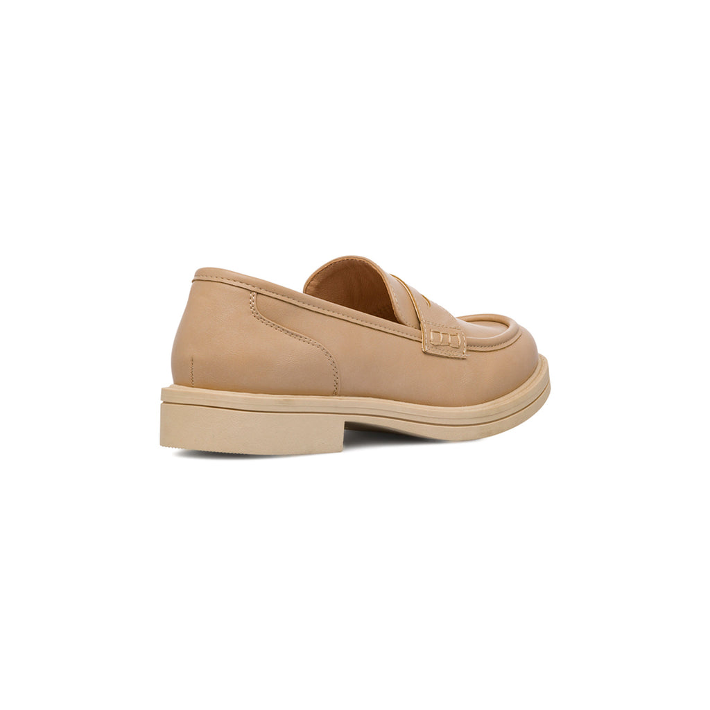 Mocassini nude da Donna con suola platform Lora Ferres