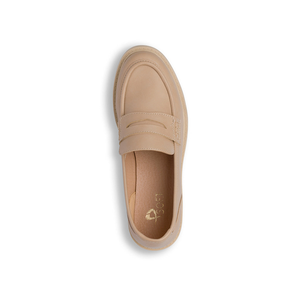 Mocassini nude da Donna con suola platform Lora Ferres