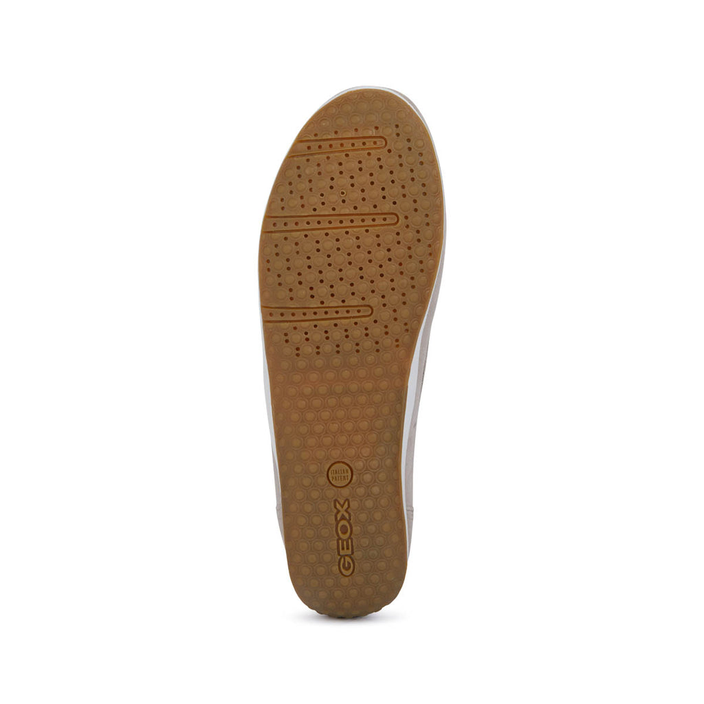 Mocassini taupe da Donna con nappine e suola traspirante Geox