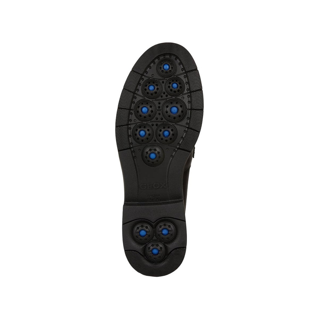 Mocassini neri da Donna con nappina con suola traspirante Geox
