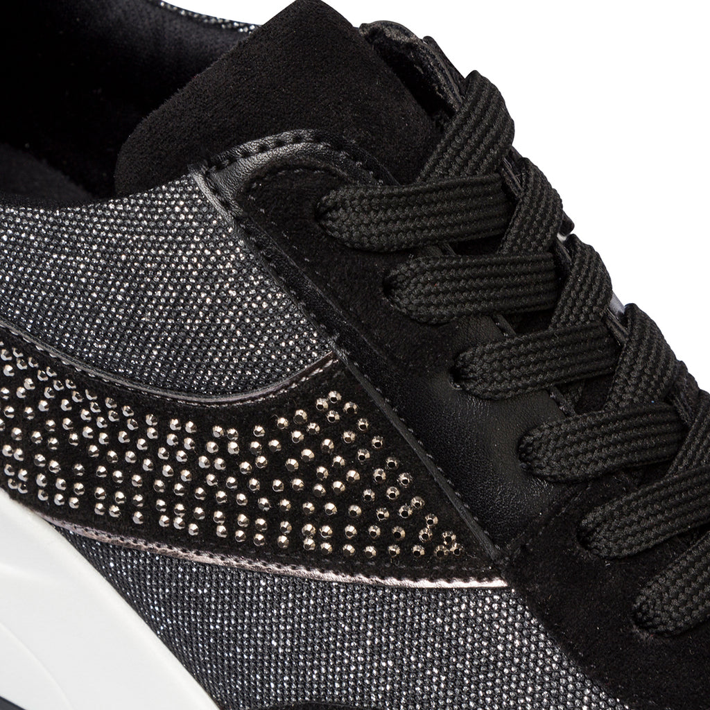 Sneakers nere con strass da donna Lora Ferres