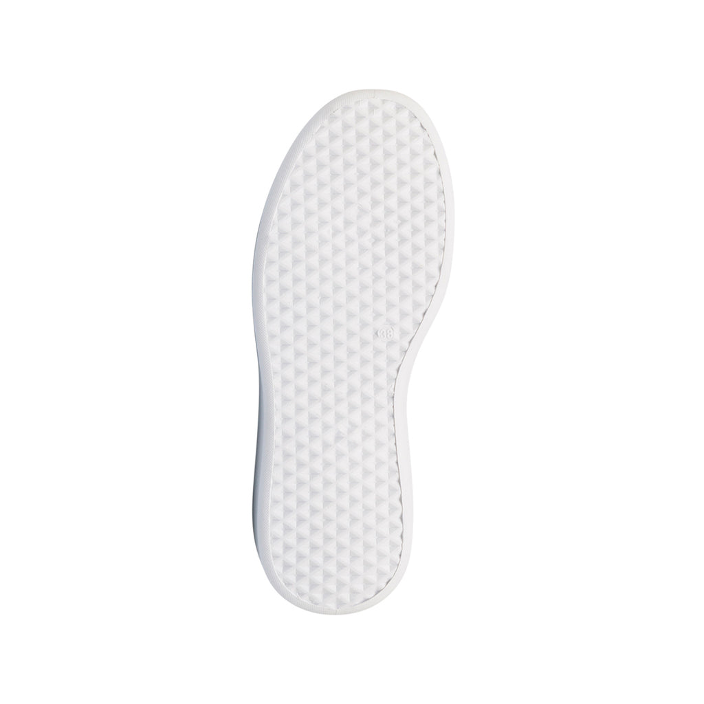 Sneakers bianche da donna con dettagli argento e strass Lora Ferres