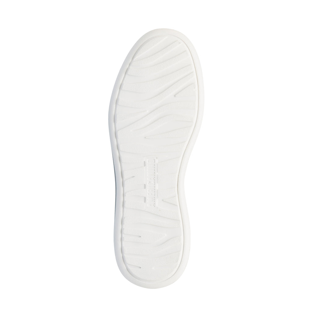 Sneakers platform bianche da donna con dettaglio argento Americanino