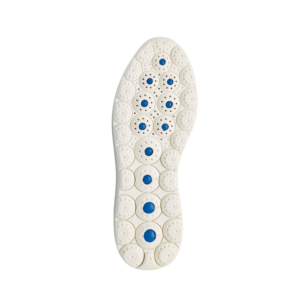Sneakers traspiranti da donna verde salvia con glitter Geox