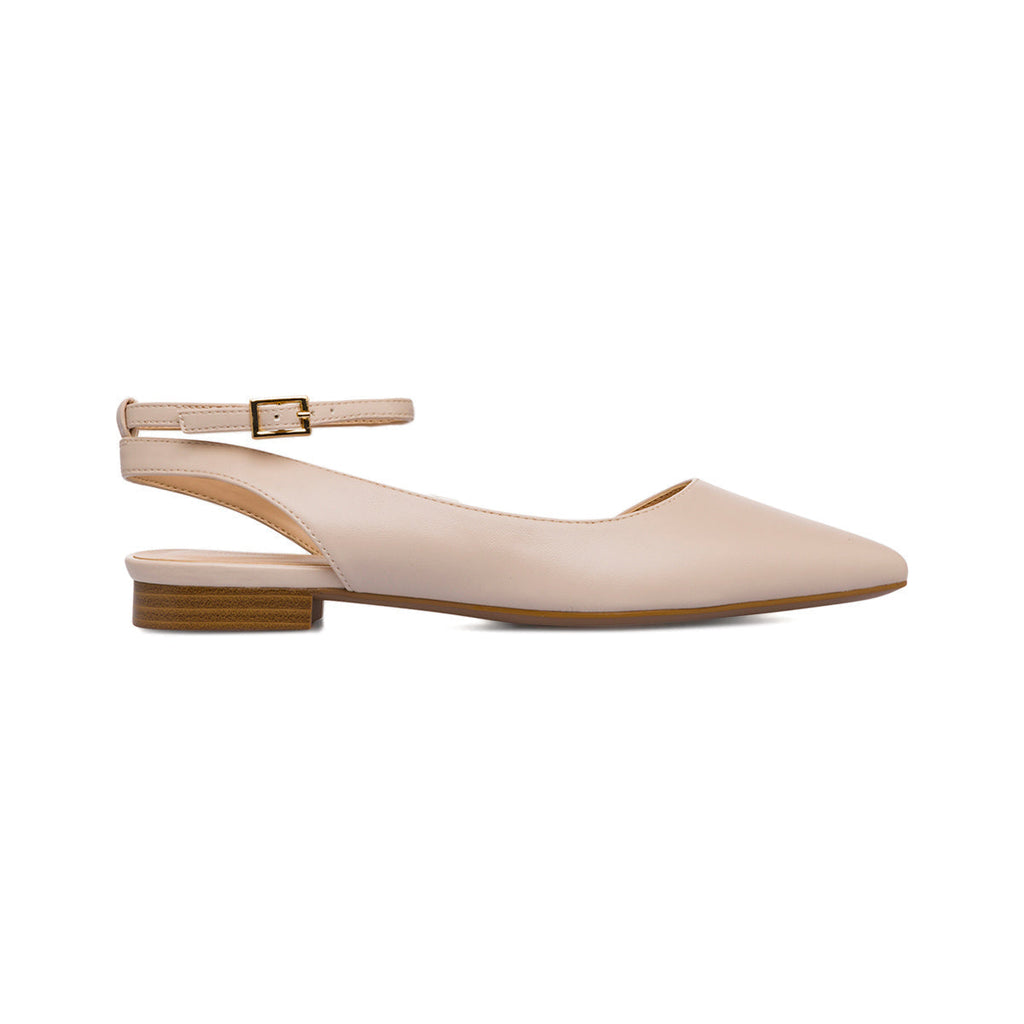 Ballerine slingback beige da Donna con cinturino alla caviglia Lora Ferres