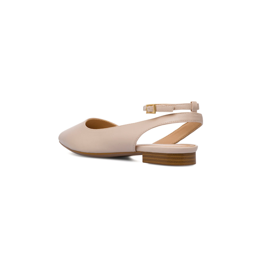 Ballerine slingback beige da Donna con cinturino alla caviglia Lora Ferres