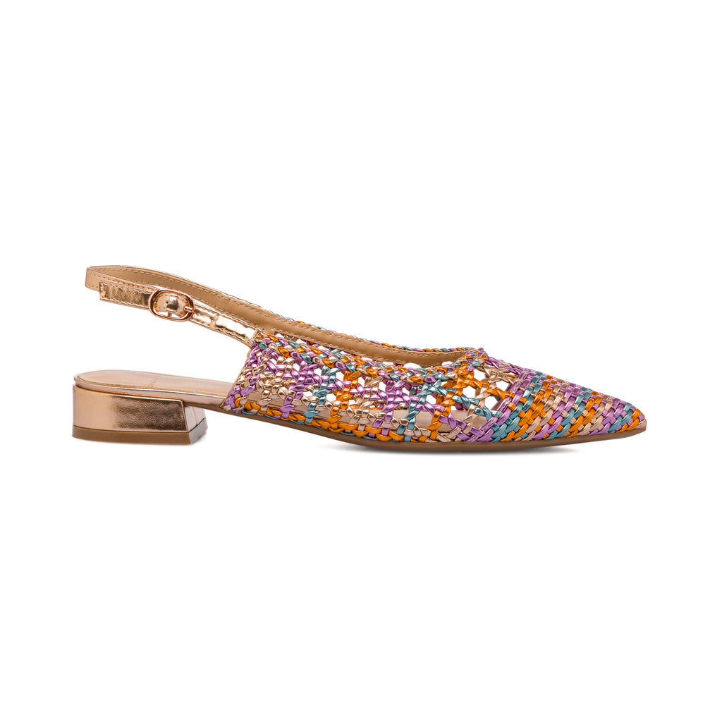 Ballerine slingback multicolore da Donna con cinturino alla caviglia Swish Jeans
