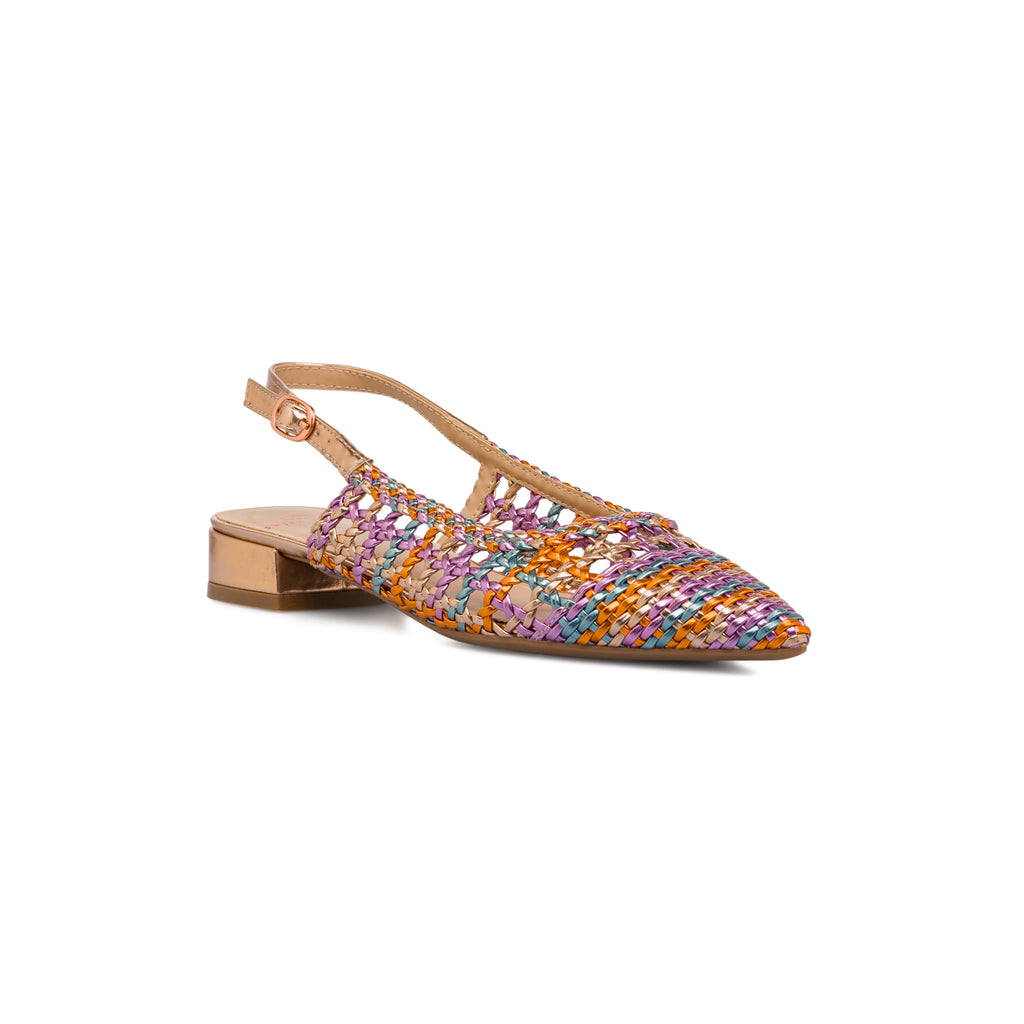 Ballerine slingback multicolore da Donna con cinturino alla caviglia Swish Jeans