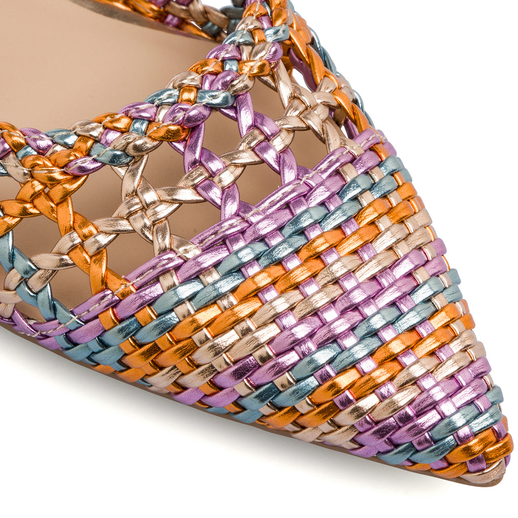 Ballerine slingback multicolore da Donna con cinturino alla caviglia Swish Jeans
