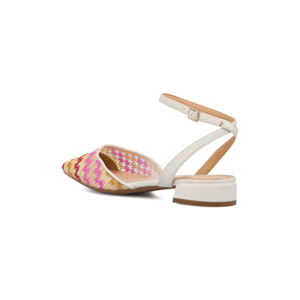 Ballerine slingback multicolore da Donna con cinturino alla caviglia Swish Jeans
