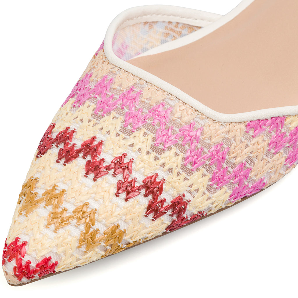 Ballerine slingback multicolore da Donna con cinturino alla caviglia Swish Jeans