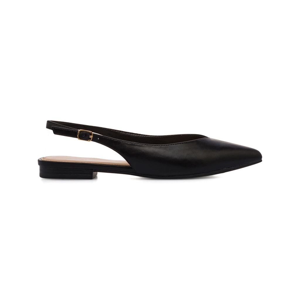 Ballerine slingback nere da Donna con cinturino alla caviglia Lora Ferres