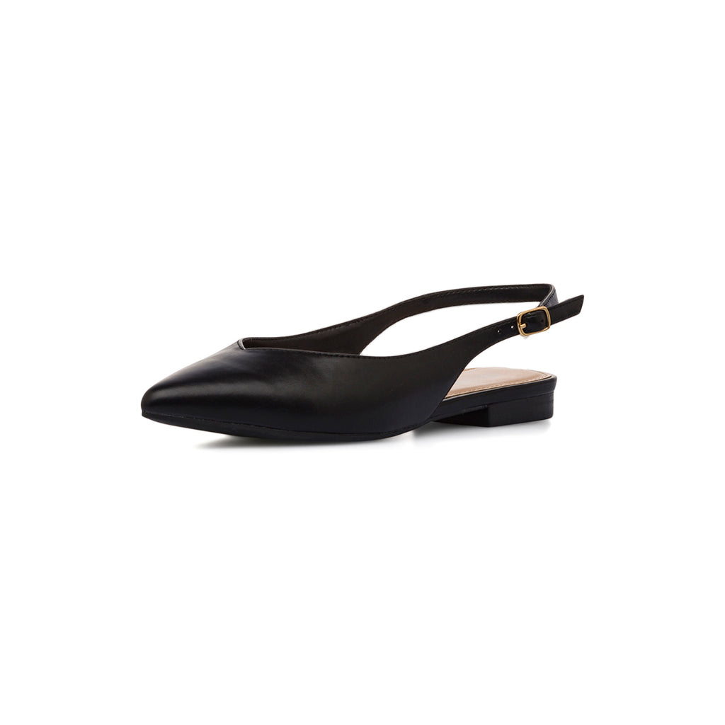 Ballerine slingback nere da Donna con cinturino alla caviglia Lora Ferres