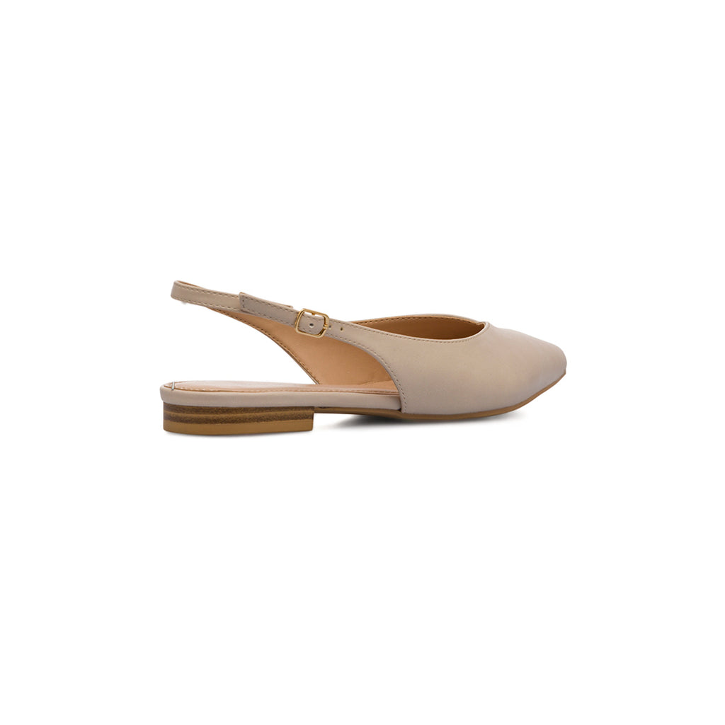 Ballerine slingback beige da Donna con cinturino Lora Ferres