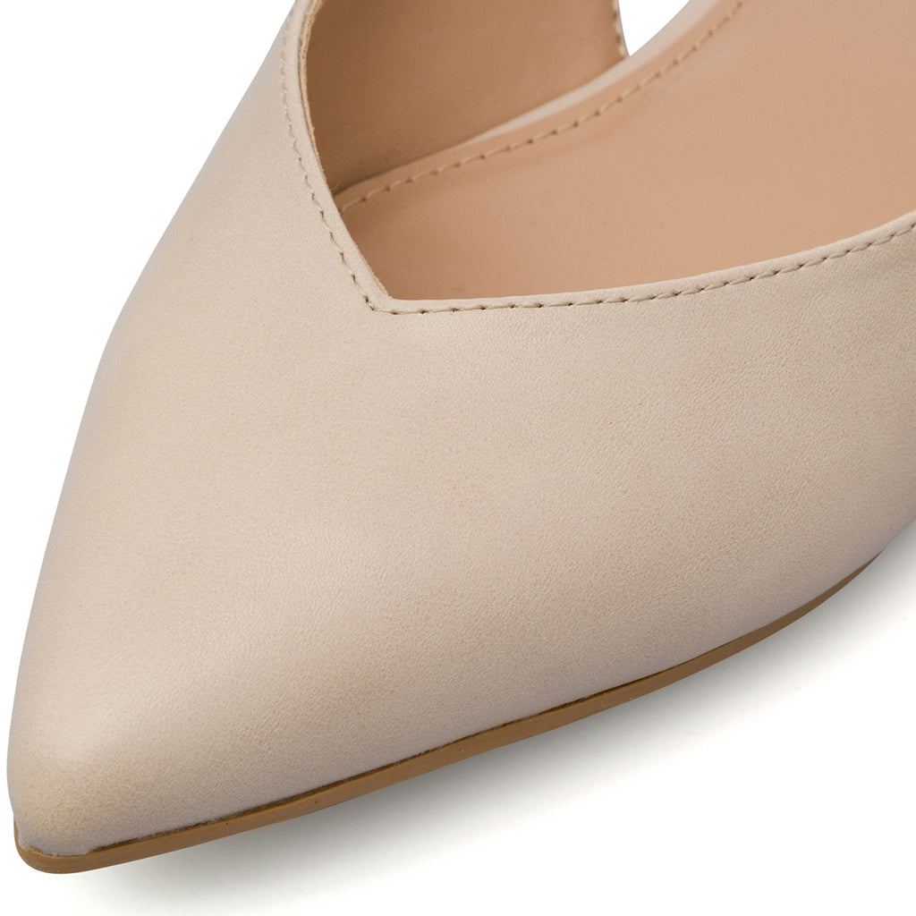 Ballerine slingback beige da Donna con cinturino Lora Ferres
