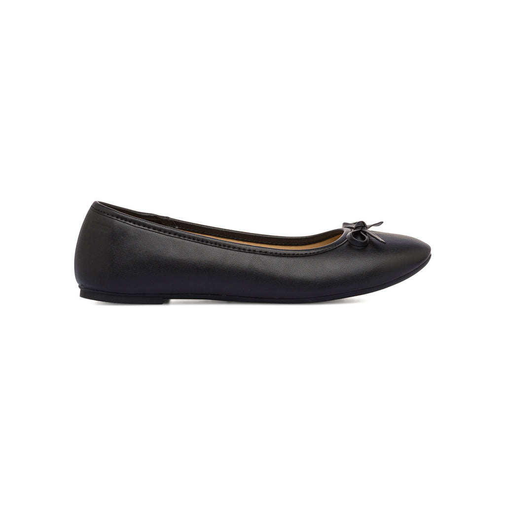 Ballerine nere da Donna con fiocco casual Lora Ferres