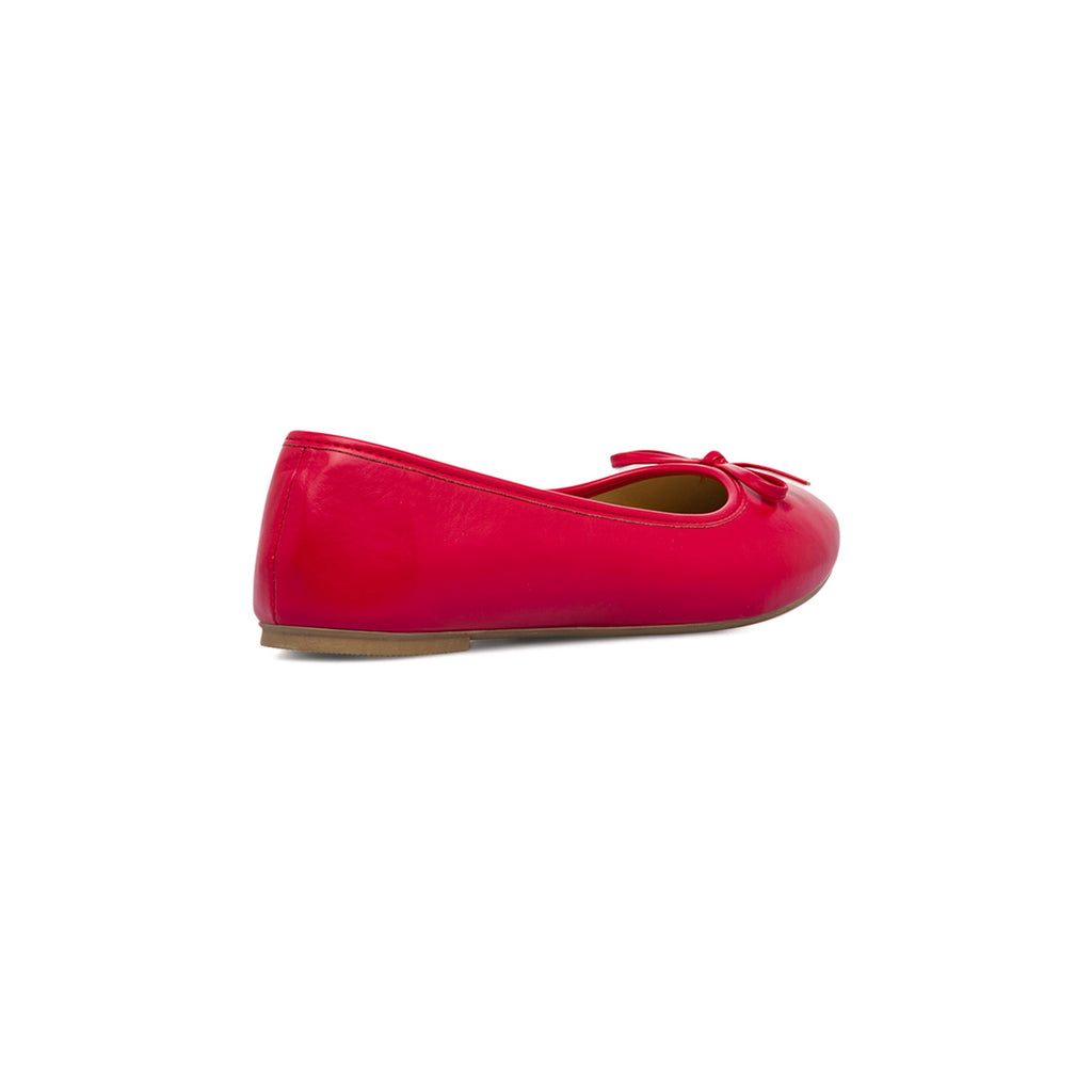 Ballerine rosse da Donna con fiocco casual Lora Ferres