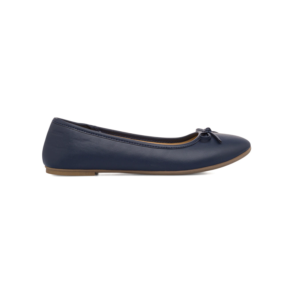 Ballerine blu da Donna con fiocco casual Lora Ferres