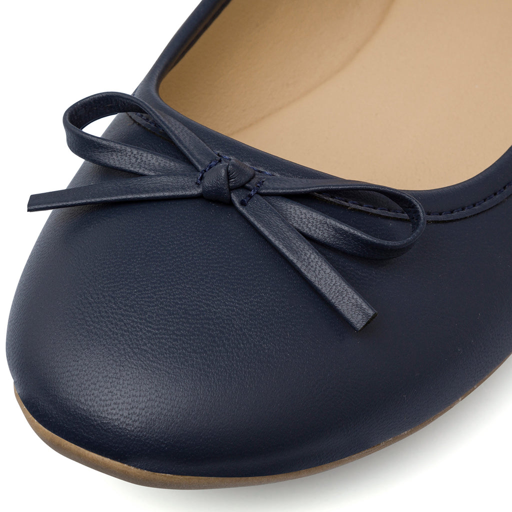 Ballerine blu da Donna con fiocco casual Lora Ferres