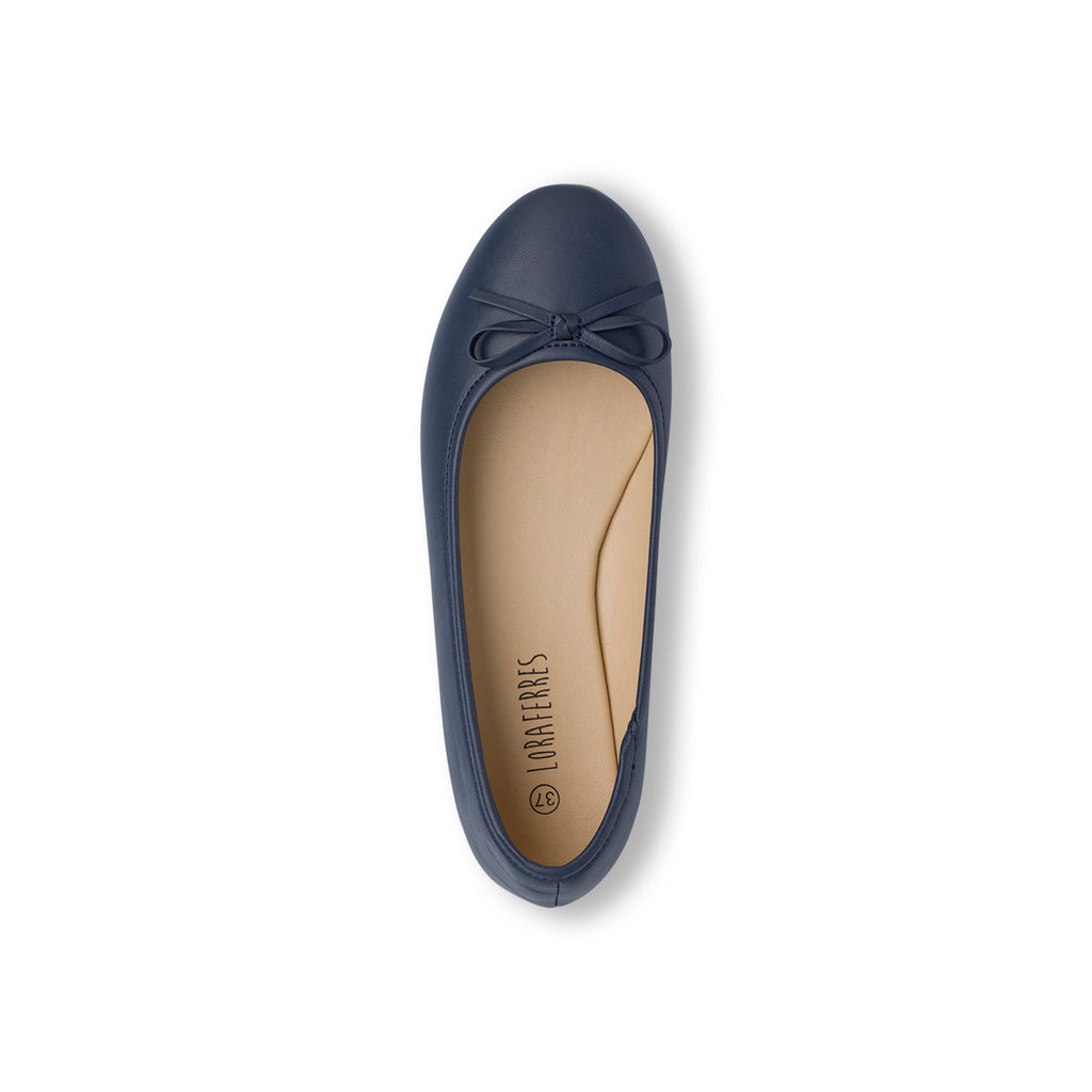 Ballerine blu da Donna con fiocco casual Lora Ferres