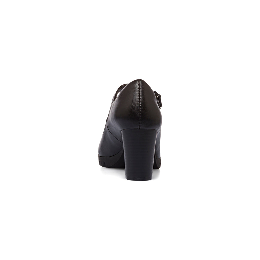 Décolleté nere da donna P Soft con cinturino e tacco 7 cm