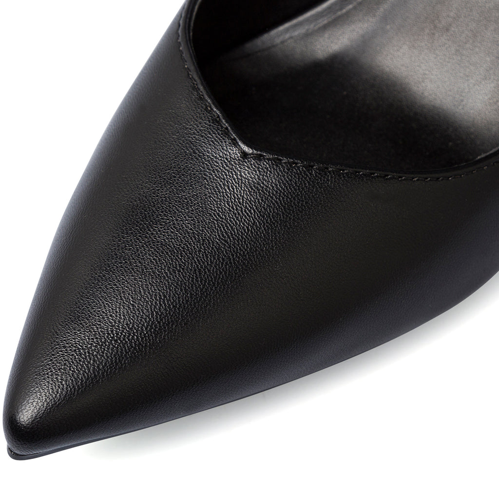 Décolleté nere Lora Ferres da donna con tacco rocchetto 7,5 cm