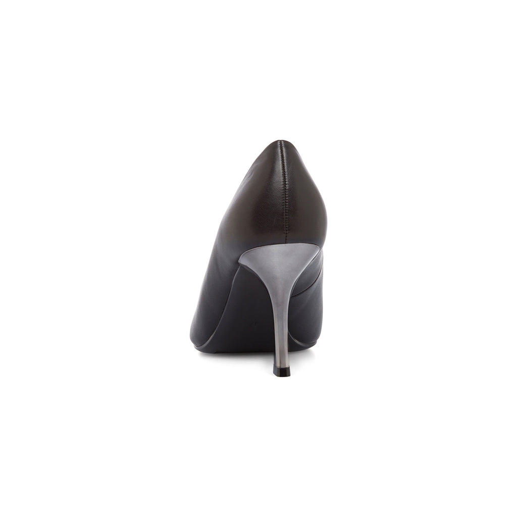 Décolleté da donna nere con tacco 8,5 cm e dettaglio laminato Lora Ferres