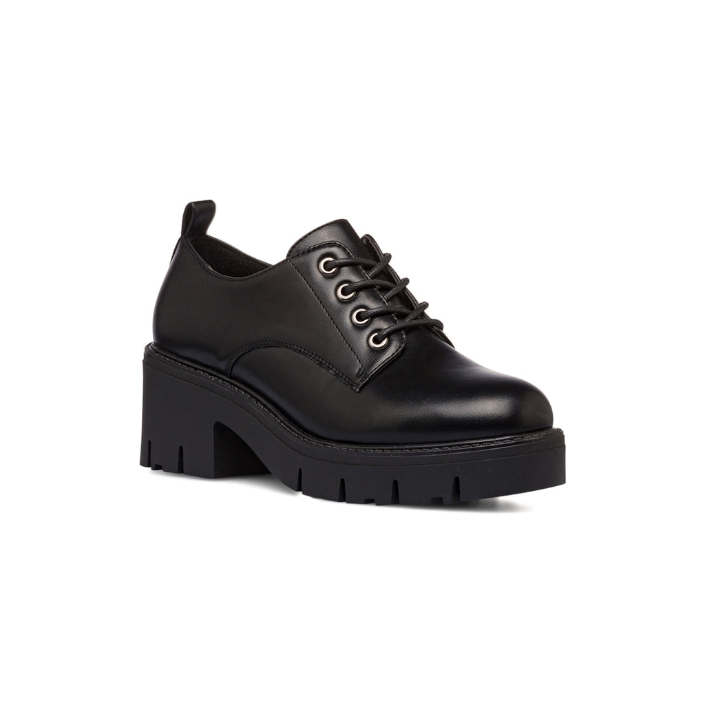 Stringate nere da donna con tacco Swish Jeans