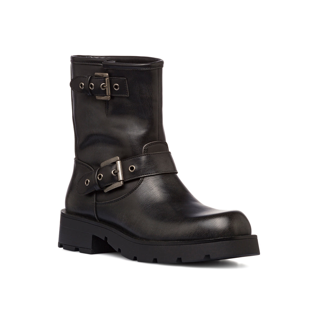 Stivaletti biker neri da Donna con fibbia Swish Jeans