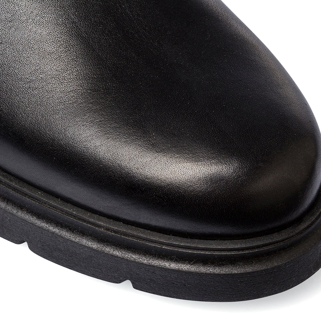 Stivaletti da donna neri in pelle P Essentials