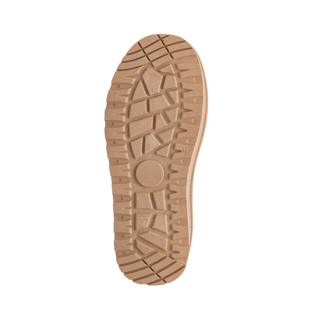 Sabot imbottite da donna khaki con dettaglio cucitura Lora Ferres