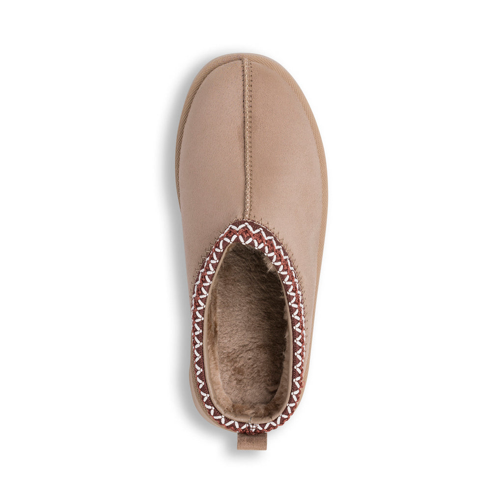 Sabot imbottite da donna khaki con dettaglio cucitura Lora Ferres