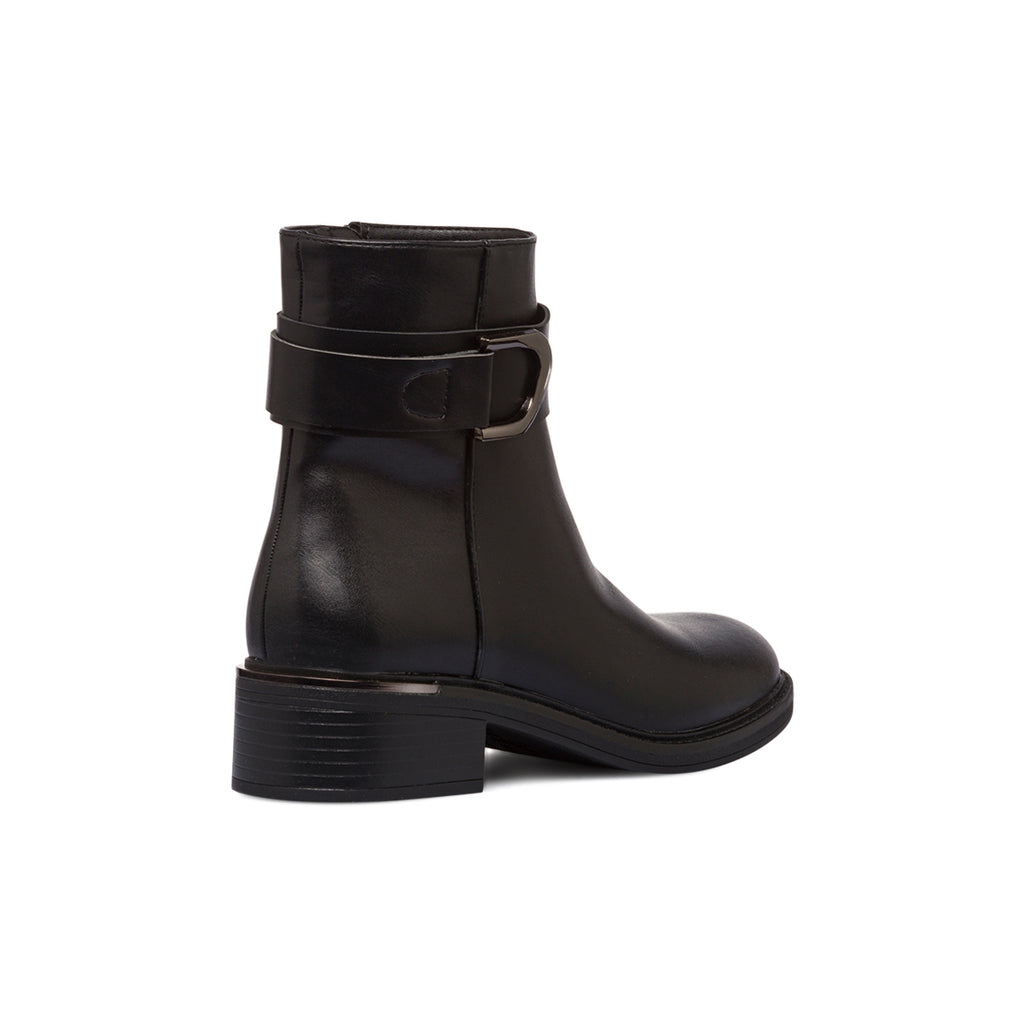 Stivaletti neri da donna con cinturino P Soft