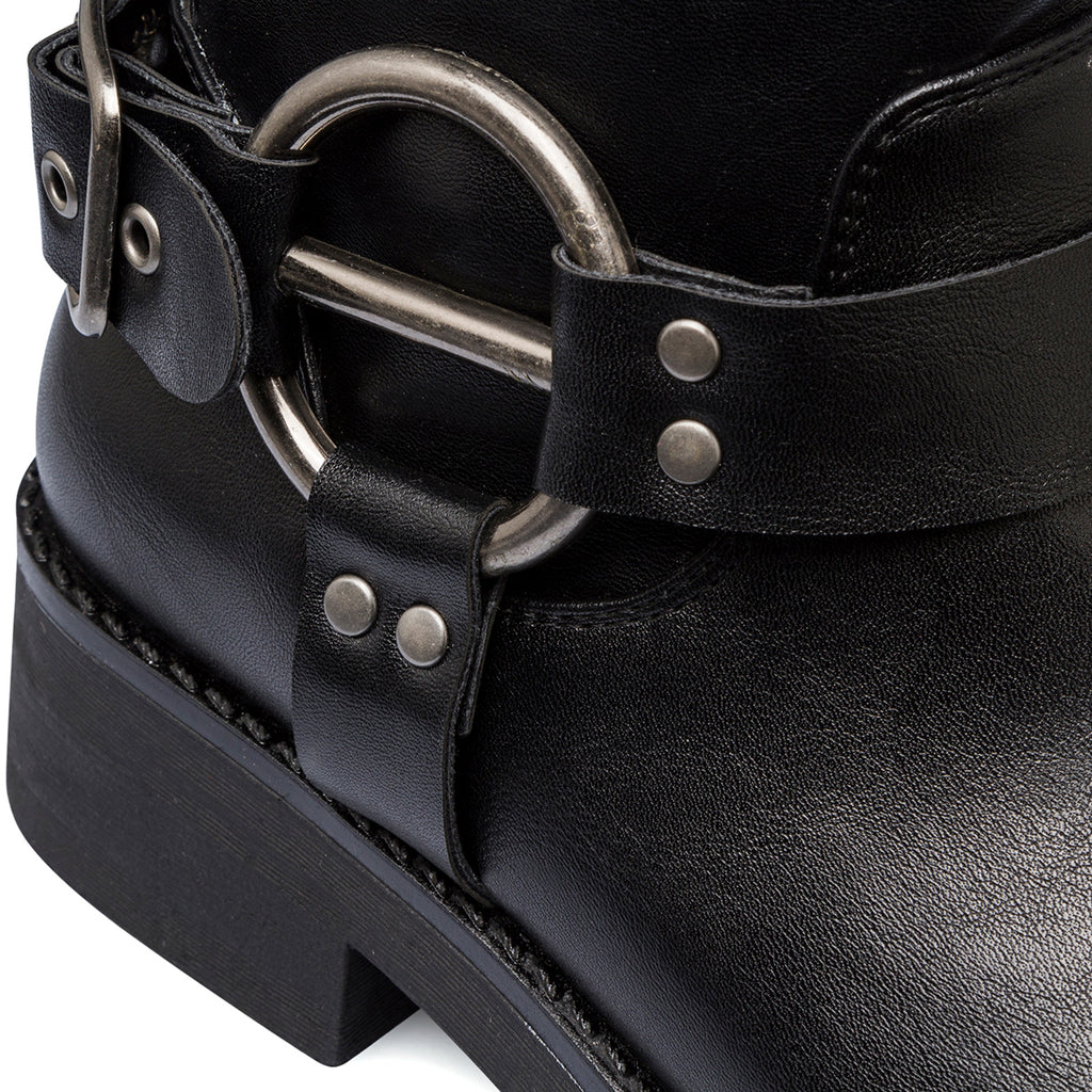 Stivaletti biker da donna neri Lora Ferres