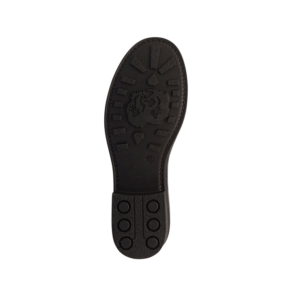 Stivaletti biker boots da donna neri con fibbie e borchie Lora Ferres