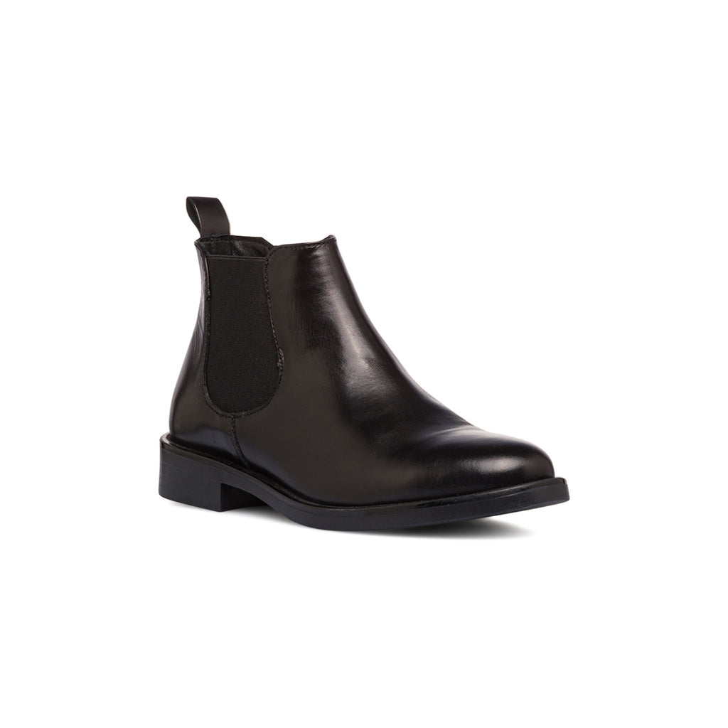 Stivaletti da donna neri P Essentials in pelle