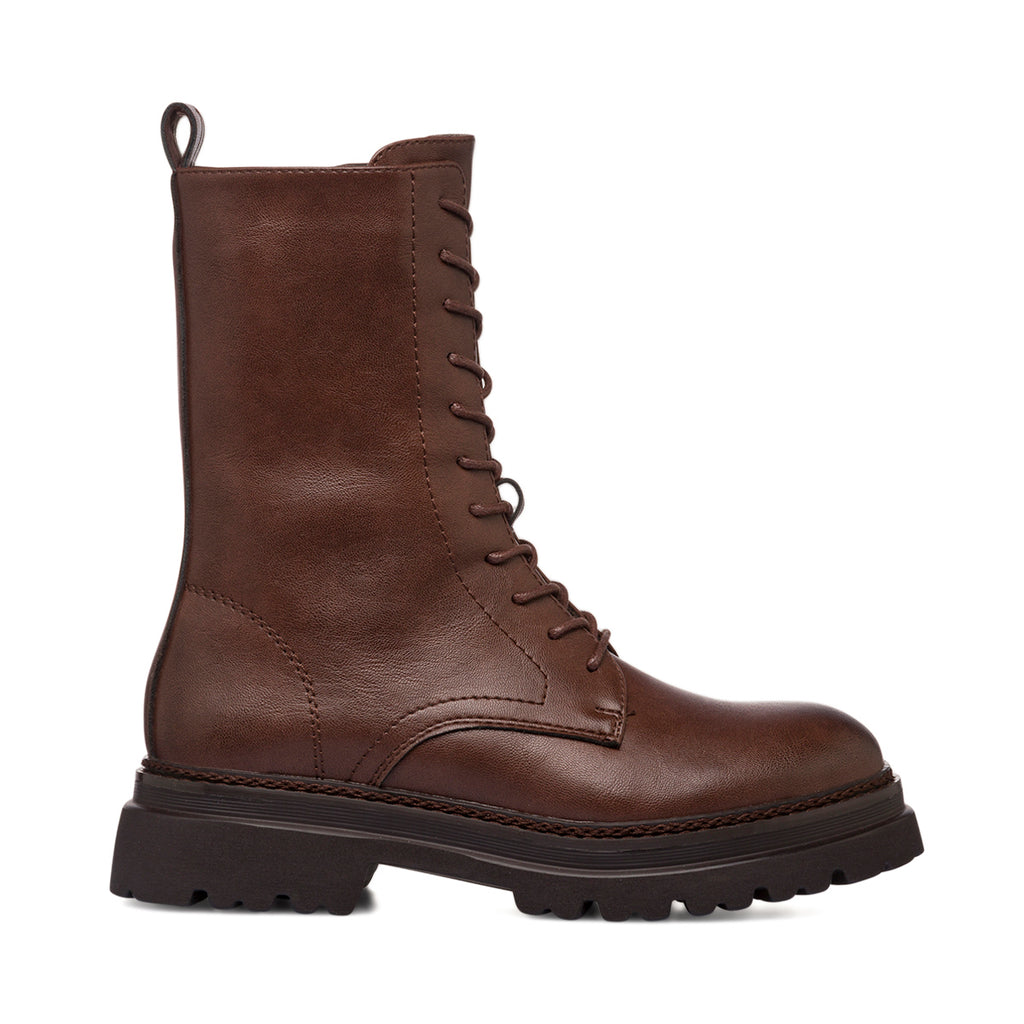 Anfibi marroni da donna con zip Swish Jeans