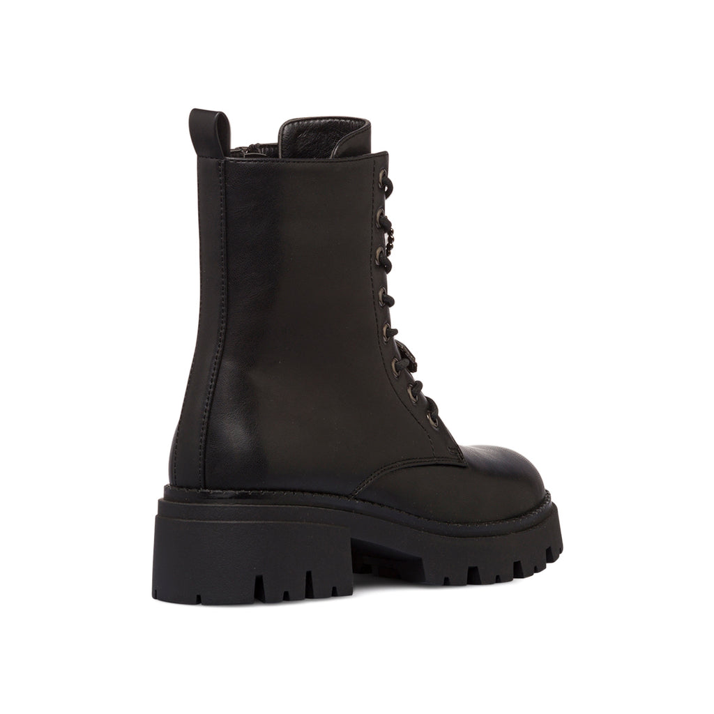 Anfibi neri da donna con dettaglio strass Lora Ferres