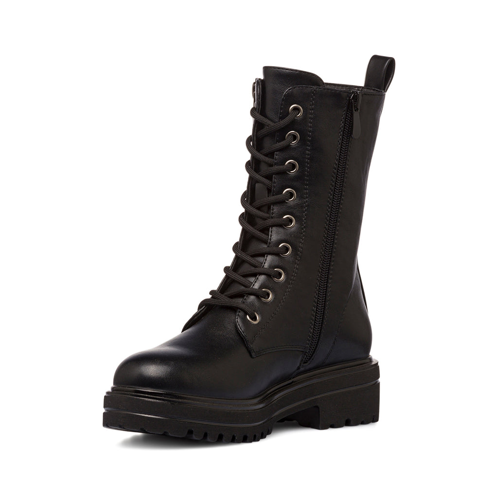 Anfibi da donna neri Lora Ferres con zip