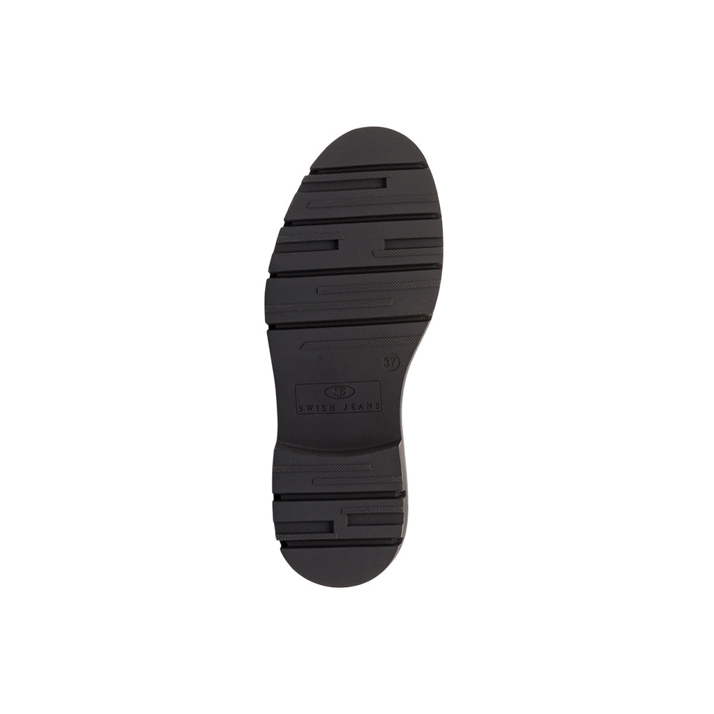Anfibi neri da donna con zip laterale Swish Jeans