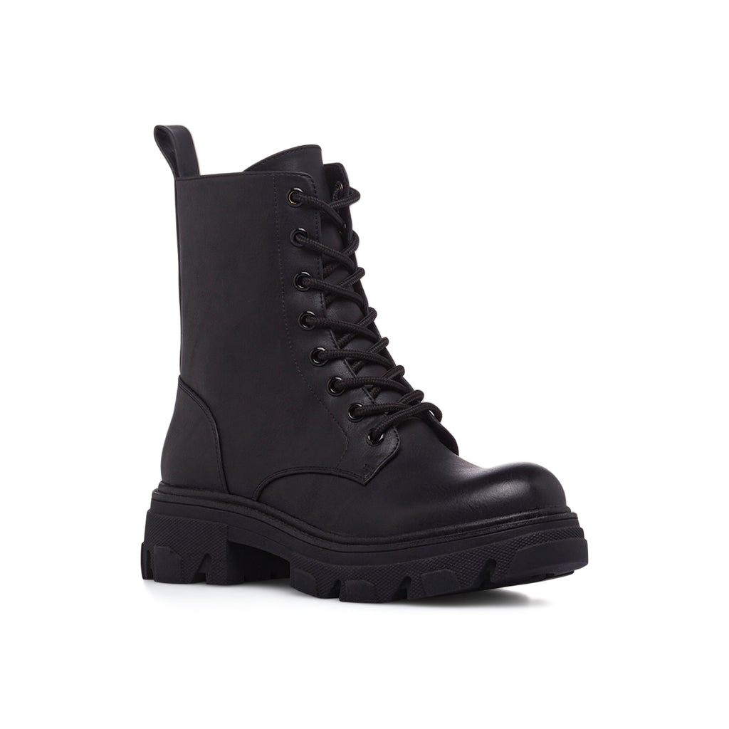 Anfibi neri da Donna con zip laterale Lora Ferres