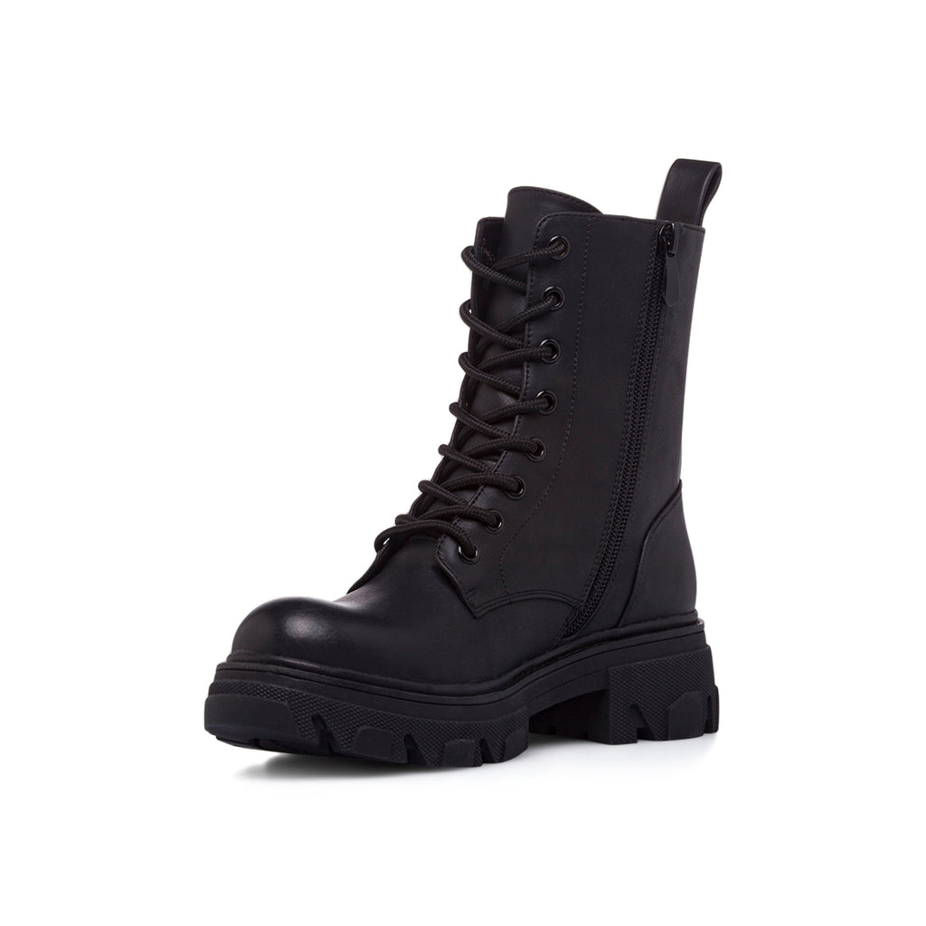 Anfibi neri da Donna con zip laterale Lora Ferres